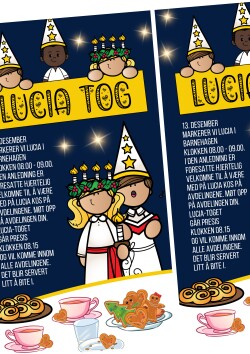 LUCIA TOG INVITASJON