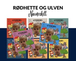 Rødhette og ulven - Navneskilt