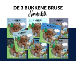 BUKKENE BRUSE - Navneskilt