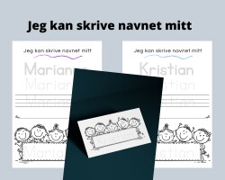 JEG KAN SKRIVE NAVNET MITT