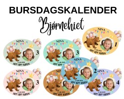 Bursdagskalender - Bjørnehiet