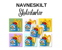 Skolestarter - Navneskilt