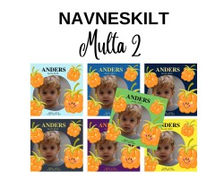 MULTA - Navneskilt