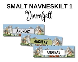 DOVREFJELL - Smale navneskilt