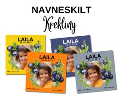 KREKLING - Navneskilt