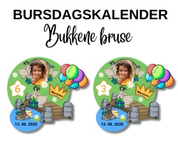 Bursdagskalender - BUKKENE BRUSE