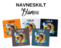 BLÅMEIS - Navneskilt