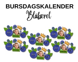 Bursdagskalender - Blåbæret