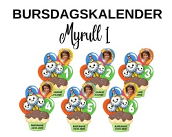 Bursdagskalender - Myrull