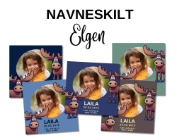 ELGEN - Navneskilt