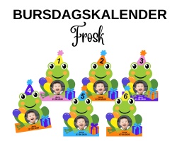 Bursdagskalender - FROSK