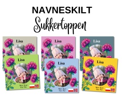 Sukkertoppen - Navneskilt