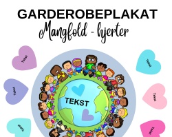 MANGFOLD - Garderobeplakat