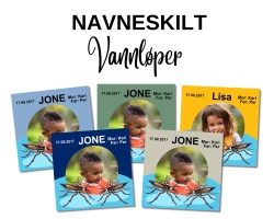 VANNLØPER - Navneskilt