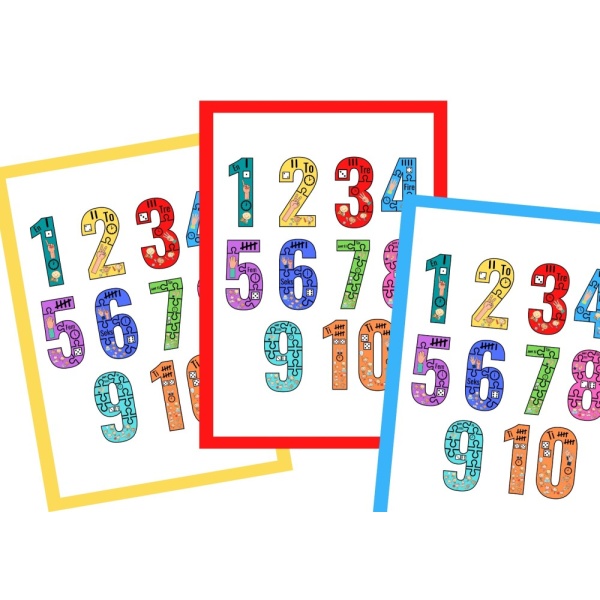 Puzzle tall 1-10 - Bilde 2