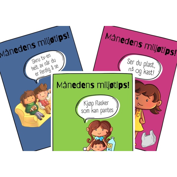 Månedens miljøtips plakater - Bilde 2