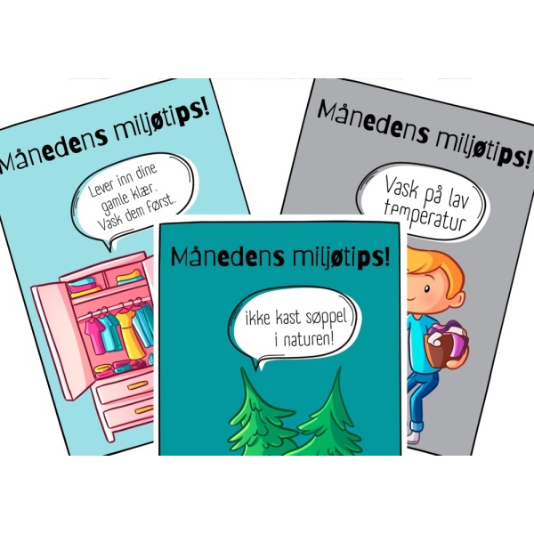 Månedens miljøtips plakater - Bilde 3