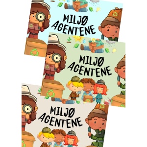Miljøagentene - bokstaver og plakat