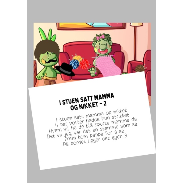 I STUEN SATT MAMMA OG NIKKET - AV TINA SAATVEDT - Bilde 2