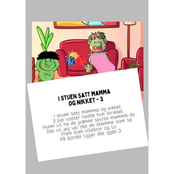 I STUEN SATT MAMMA OG NIKKET - AV TINA SAATVEDT - Bilde 3