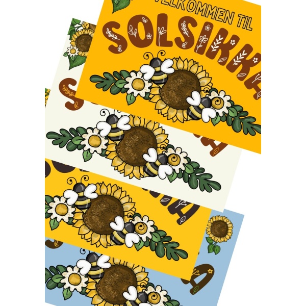 VELKOMMEN TIL SOLSIKKA - plakat