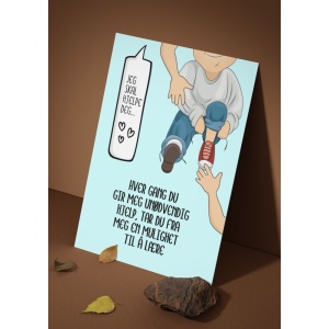 HVER GANG DU GIR MEG UNØDVENDIG HJELP - plakat