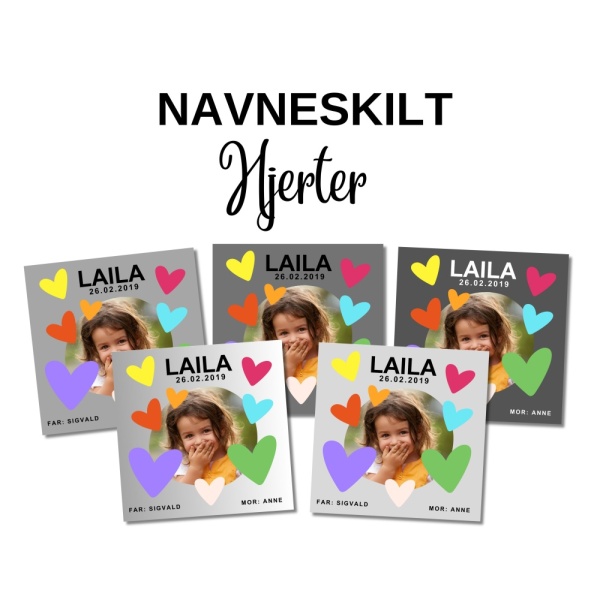 HJERTER - Navneskilt - Bilde 3