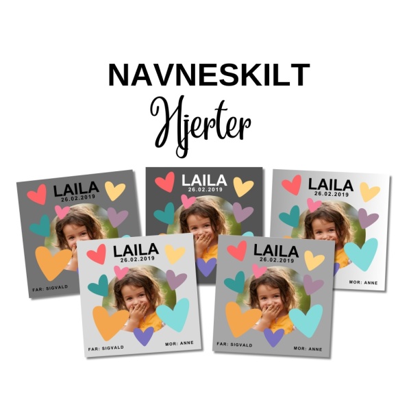 HJERTER - Navneskilt - Bilde 4