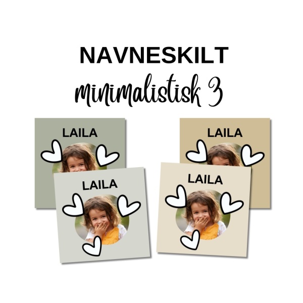 Minimalistisk - Navneskilt - Bilde 2