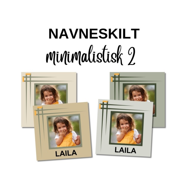 Minimalistisk - Navneskilt - Bilde 4