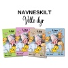 Ville dyr - Navneskilt