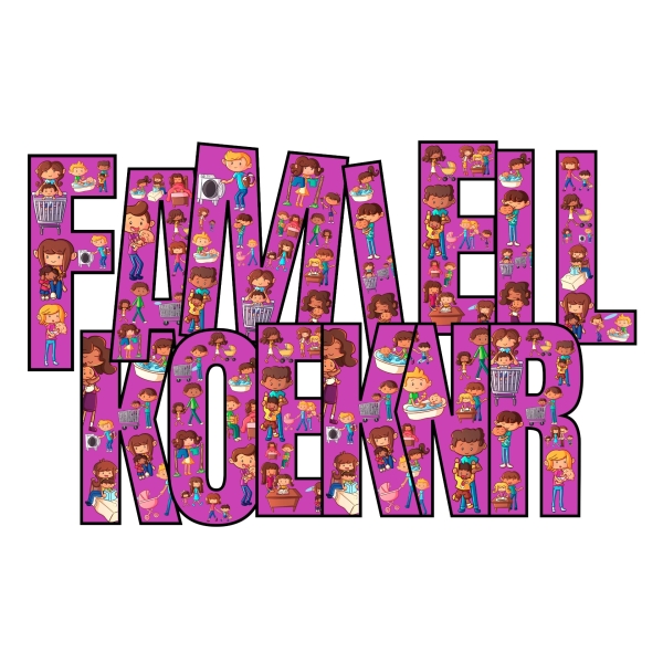 FAMILIEKROKEN - dekorbokstaver