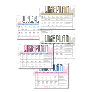 Ukeplan - uka på avdelingen