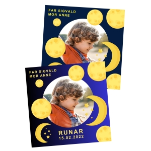 MÅNESTUA - Navneskilt