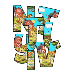 NYTT LIV - dekorbokstaver