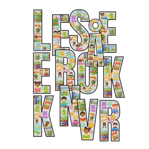 LESEKROKEN VÅR - dekorbokstaver